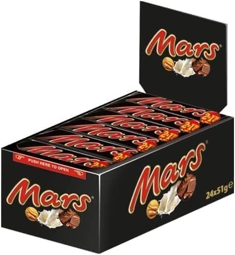 Mars Chocolate Bars Milk Chocolate Bulk Gift Treat Office Box 51g Pack Of 24 Bars - Image 4
